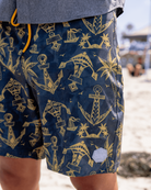 Comfortable and stylish Men’s Aloha 4-Way Stretch Printed Board Shorts