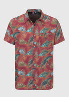 Men’s Short Sleeve Button Up Shirt by Titanium Killers Front Side