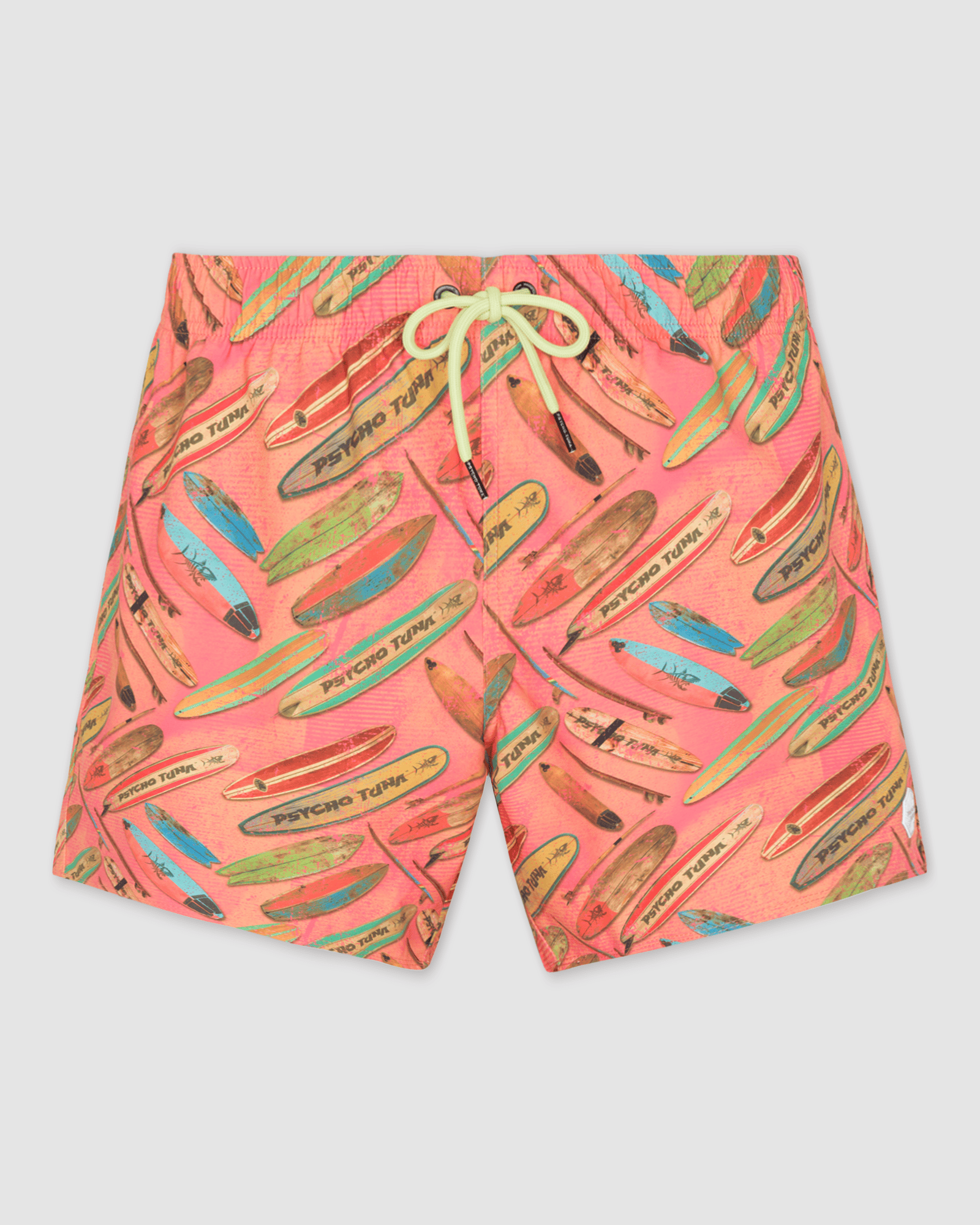 【YOURNUS】Scotch Taping Bermuda Pants Psycho Longboard Swim Shorts - Stylish & Durable Surfwear