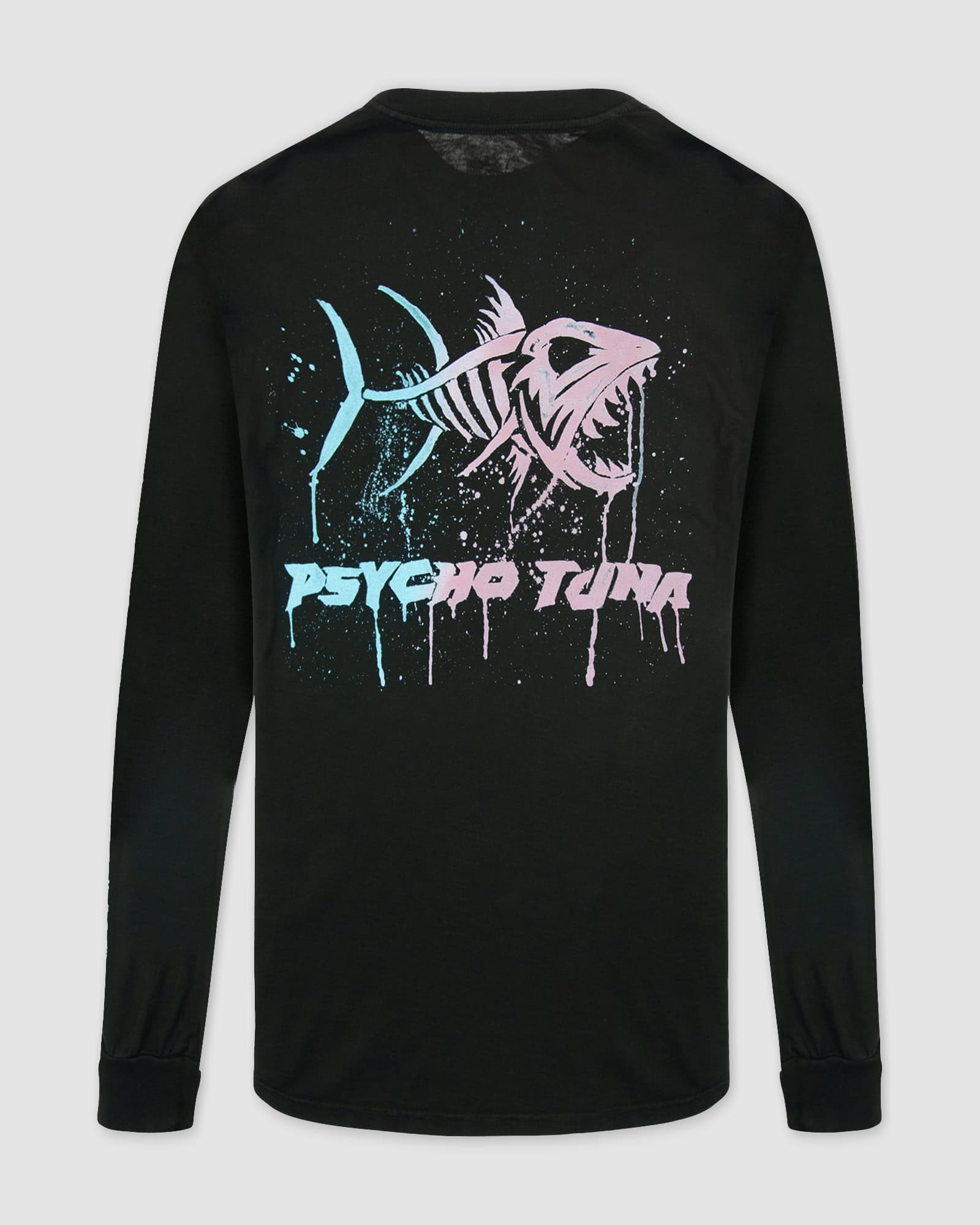 【oan】Brush Paint Long Sleeve T-Shirt 0851. Tech Essential™ Relaxed Long Sleeve - Space Grey