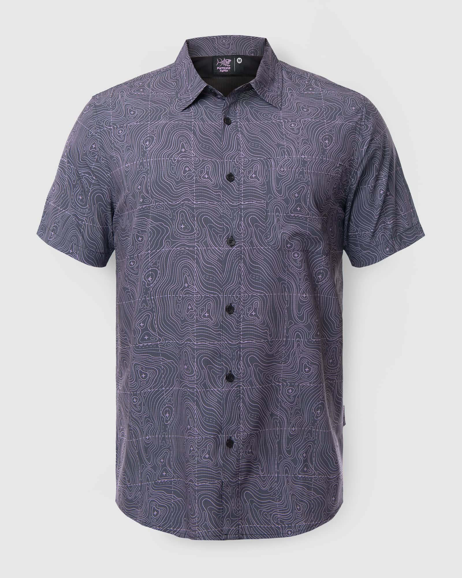 Pulse Short Sleeve Button Up Shirt | Psycho Tuna
