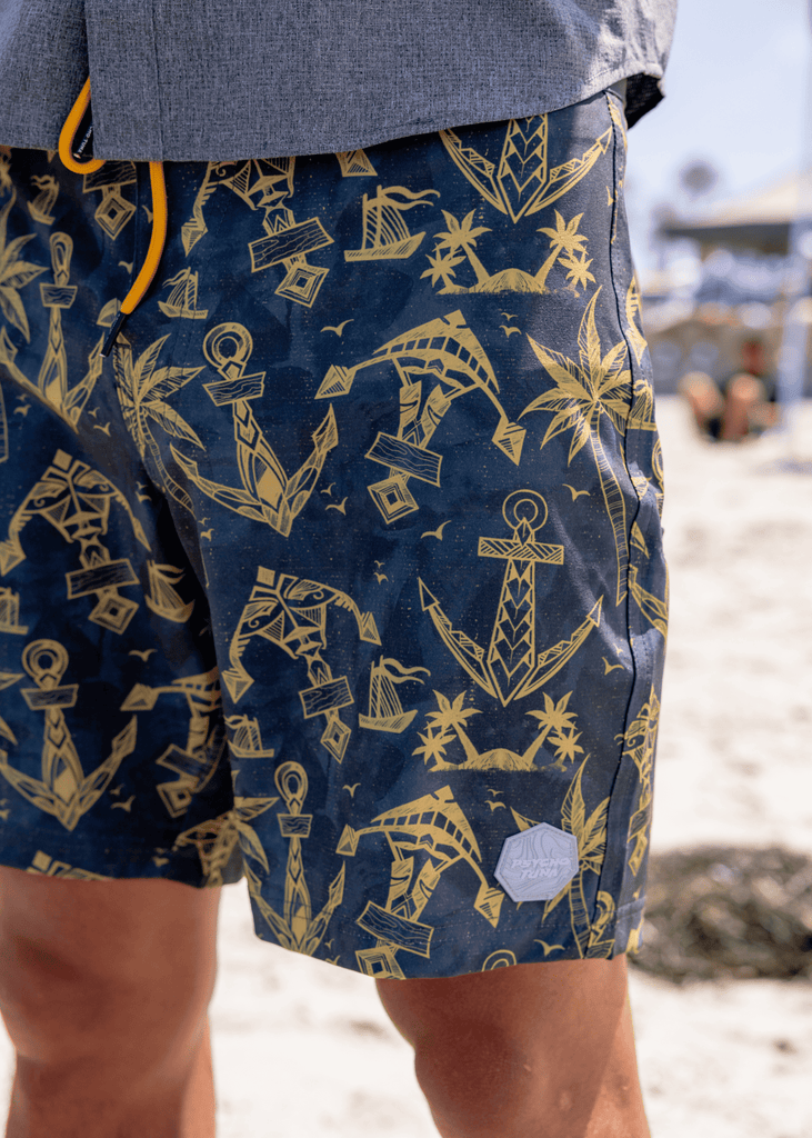 Comfortable and stylish Men’s Aloha 4-Way Stretch Printed Board Shorts