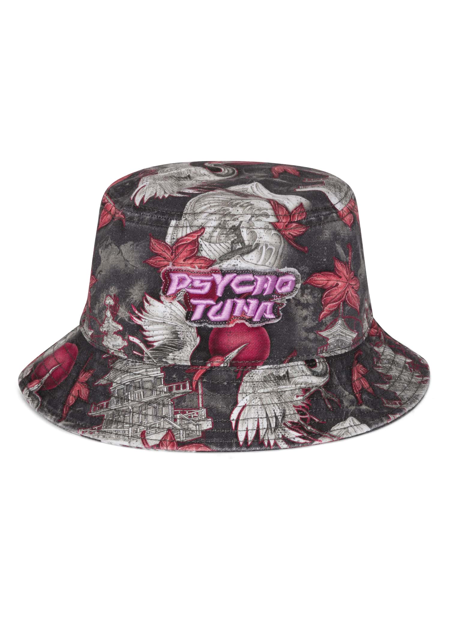 Men's Rising Crane Bucket Hat | Psycho Tuna Clothing