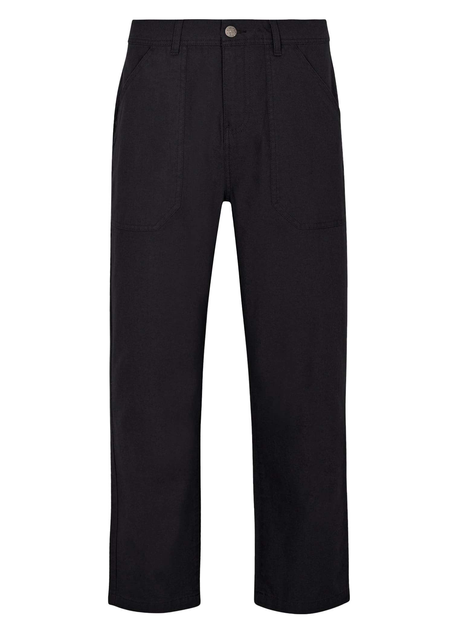 Men’s Pacify Canvas Pants in Moonless Night by Psycho Tuna Clothing, showcasing a modern fit and stylish silhouette, perfect for the tranquil explorer