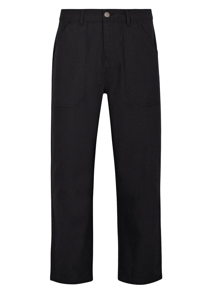 Men’s Pacify Canvas Pants in Moonless Night by Psycho Tuna Clothing, showcasing a modern fit and stylish silhouette, perfect for the tranquil explorer