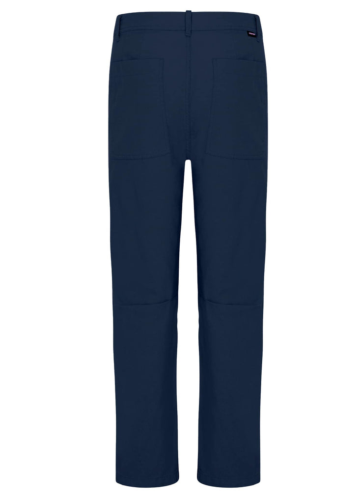 Rear view of the Men’s Bowie Canvas Pants in Naval Academy color, highlighting the ample pocket space and durable canvas material