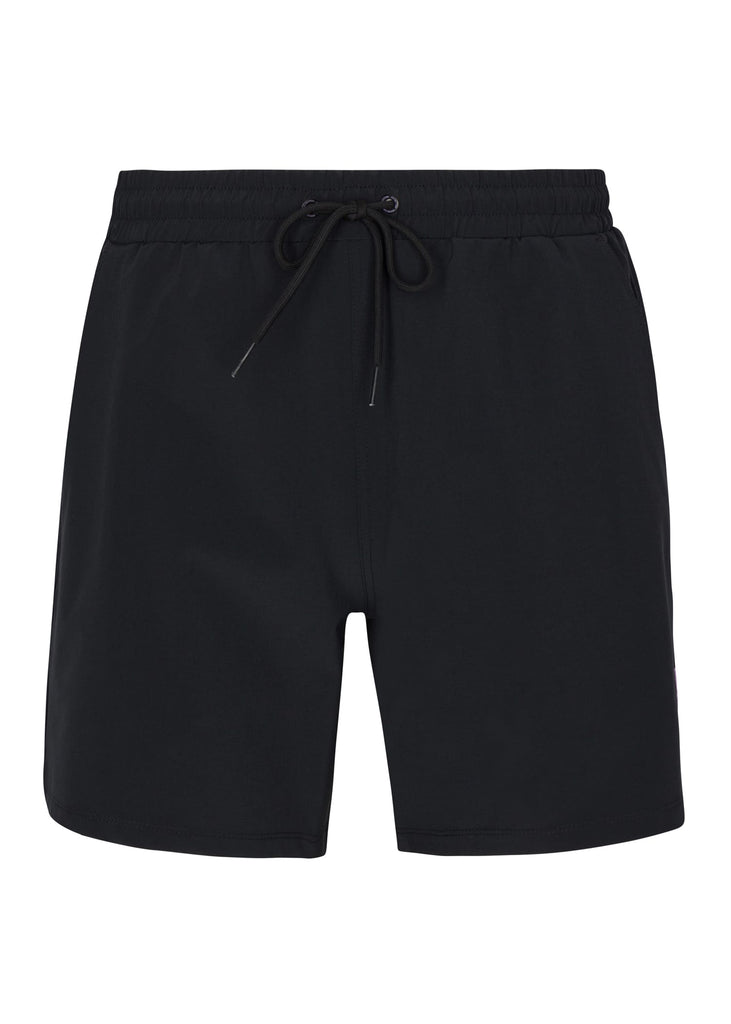 Versatile Men’s Eternal Solid Pool Shorts for both swimming and casual wear - Moonless Night Front