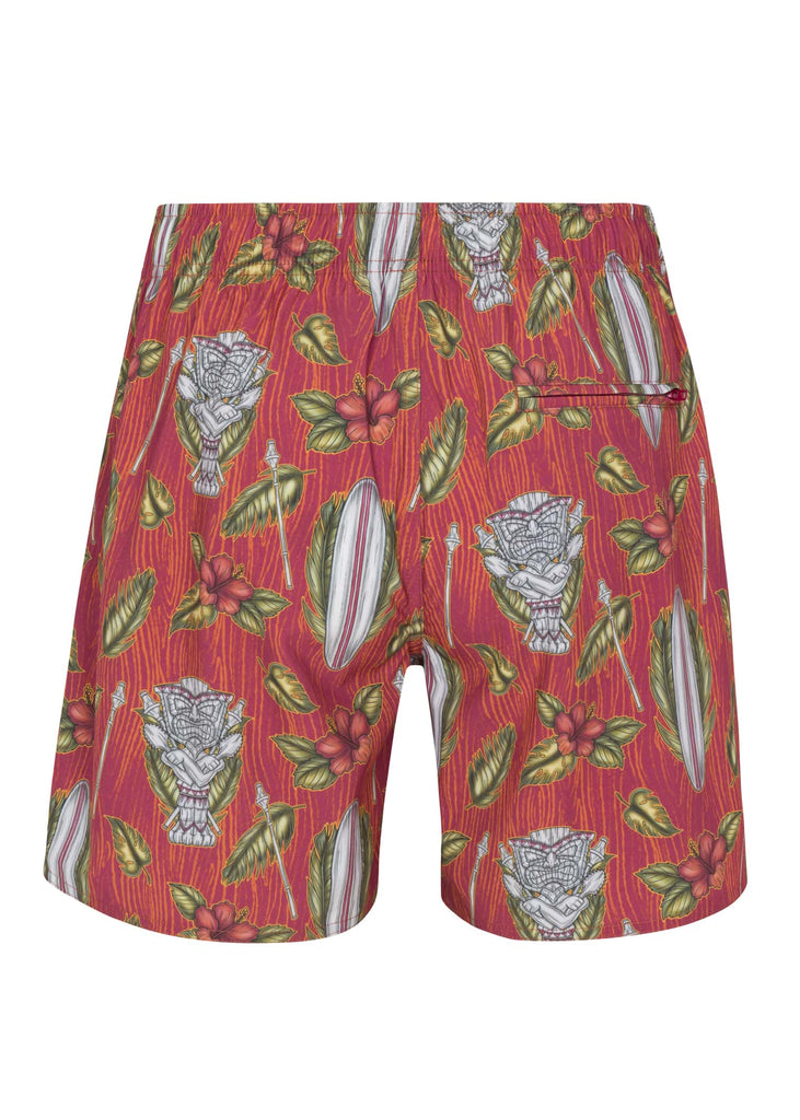 Psycho Tuna’s Maori Printed Pool Shorts, perfect for any waterman looking to make a cultural and fashionable statement