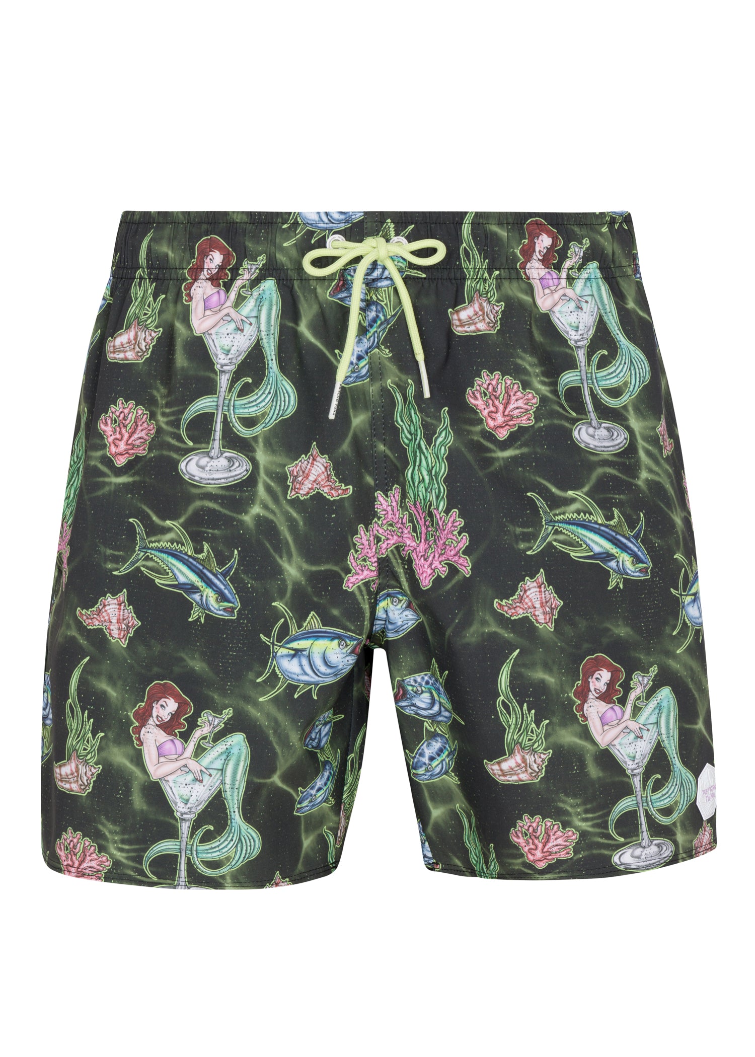 Martini Mermaid Swim Shorts Psycho Tuna